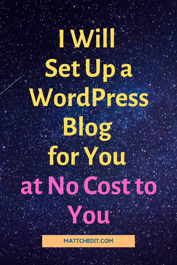 Set Up Wordpress Blog for Free
