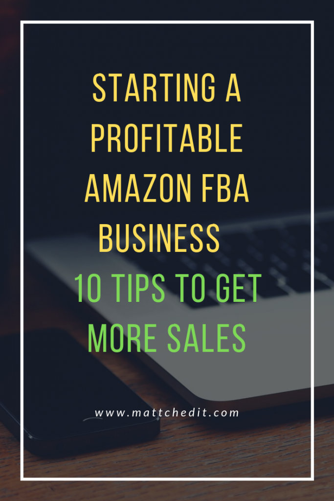 Starting a Profitable Amazon FBA Business
